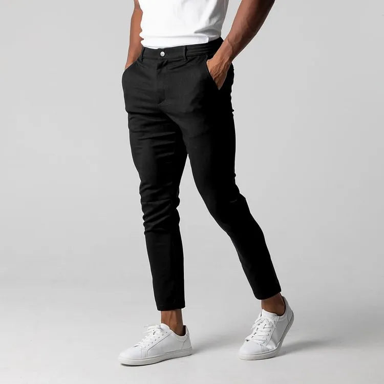 Pantalón Chino Urban™ — gris urbano, elegante y cómodo