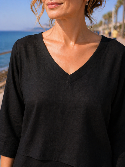 Conjunto Riviera™ — lino transpirable, elegante y cómodo todo el día