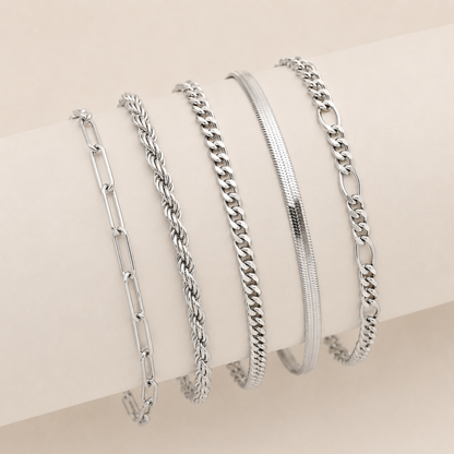 Stacked Gold Bracelet Set