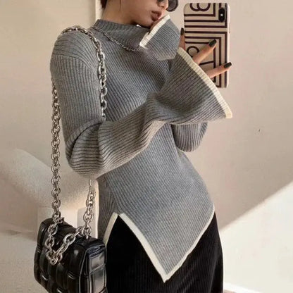 Esencia™ Sweater — soft asymmetric cut that elevates any look