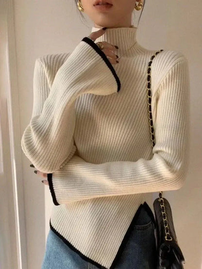 Esencia™ Sweater — soft asymmetric cut that elevates any look